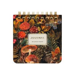 Bloknot \ Блокнот \ Notebook "Pocket Journal" 90 × 90 мм, 60 л, на гребне "Флора. Лесная сказка"