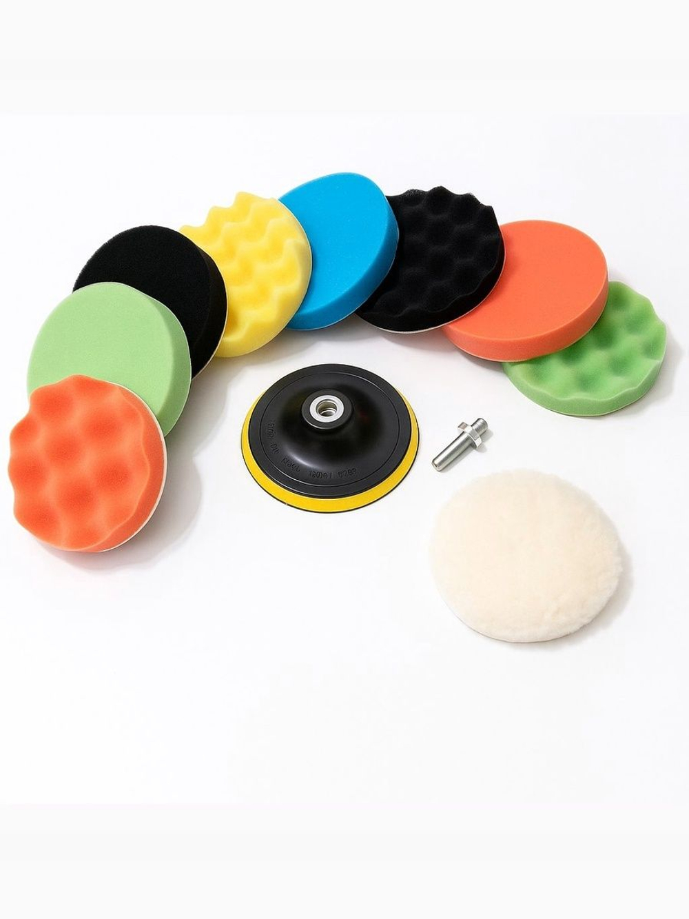 Круги полировальные для кузова авто и фар, губка для авто, полировочные насадки 125 мм