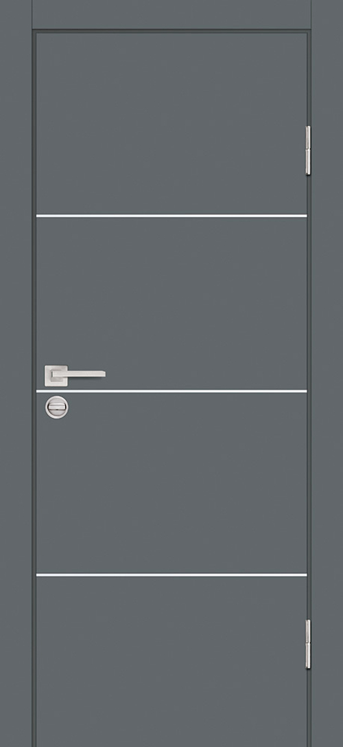 Дверь P-2 / Цвет Графит / Двери PROFILO PORTE