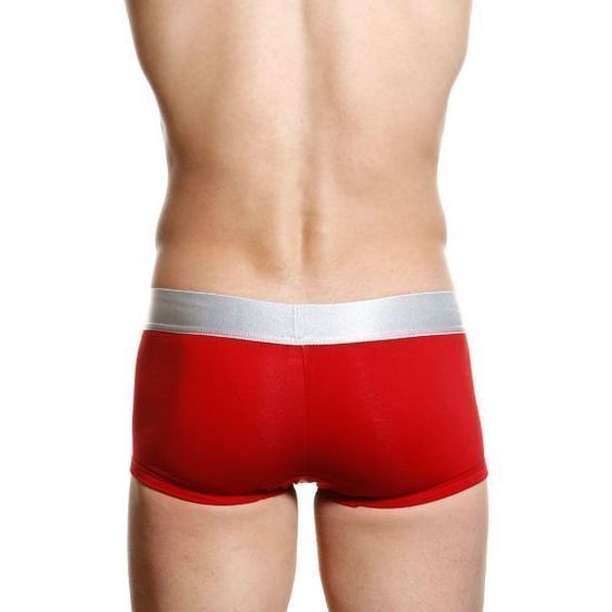 Мужские трусы боксеры вишневые Calvin Klein Steel Cherry