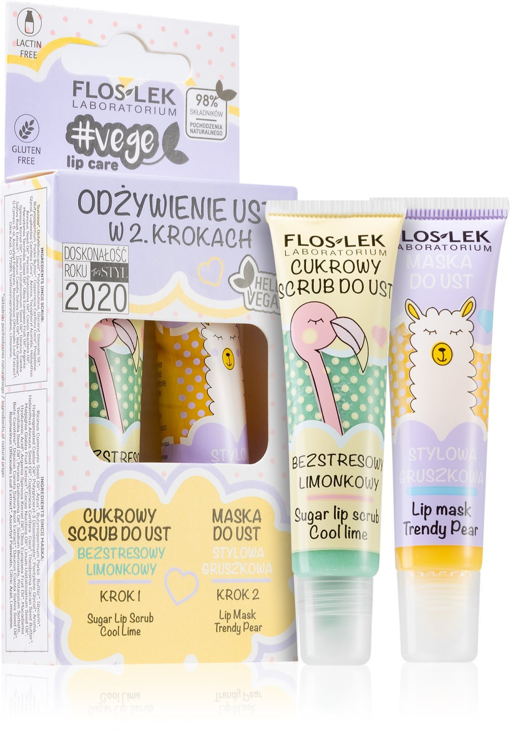 FlosLek Laboratorium Vege Lip Care Nourish - комплект для губ /   / GTIN 5905043020099