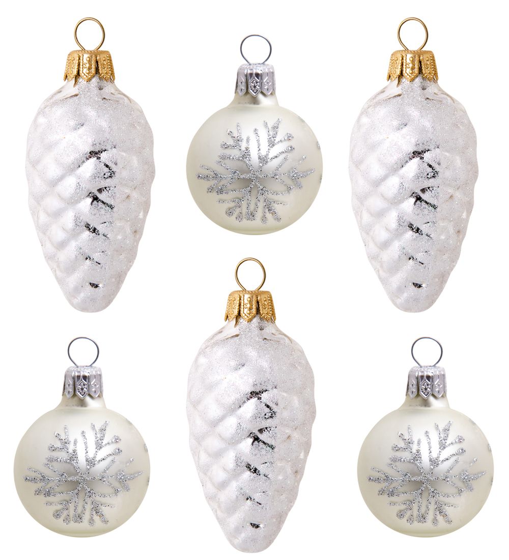 Элита НФШ-1168/5 Набор ел.украшений 6шт «Шишки и шары»