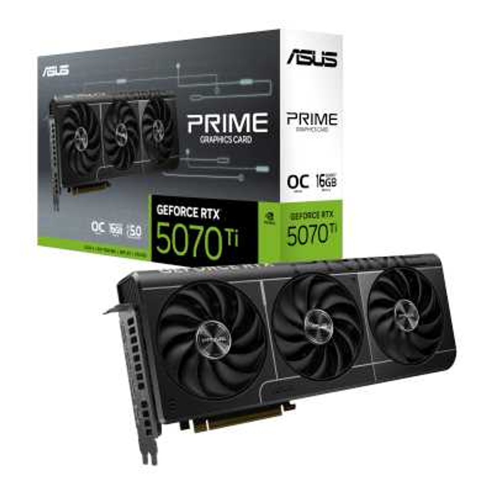 Видеокарта ASUS nVidia GeForce RTX 5070 Ti 16Gb PRIME-RTX5070TI-O16G