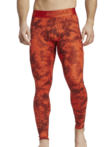 Мужские теннисные штаны Adidas Paris Heat.Rdy Techfit Long Leggings - красный