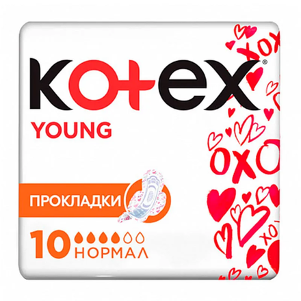 Прокладки Kotex Young Normal 10 шт