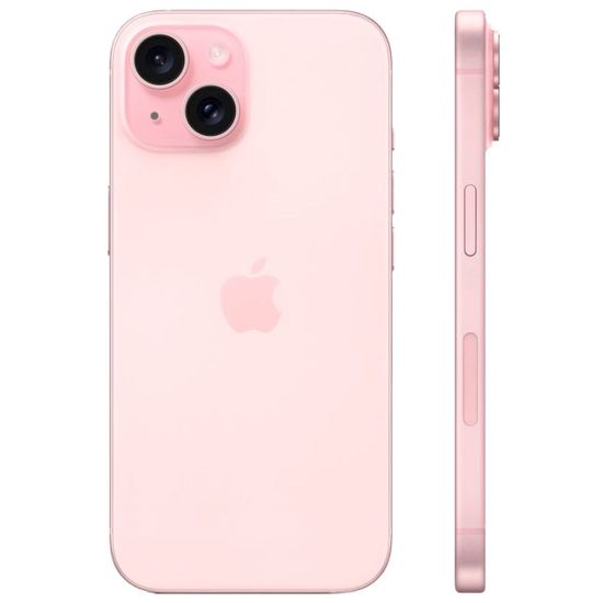 Смартфон Apple iPhone 15 256 ГБ Розовый Pink