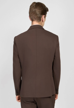Мужской классический костюм (коричневый) А37