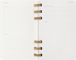 Еженедельник Moleskine SPIRAL Large 130х210мм PP 200стр спираль пробковая черный (DSSPB12MWH3)