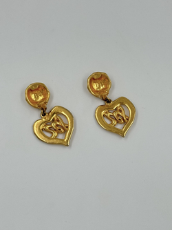 Клипсы с подвесками в виде сердец Sonia Rykiel