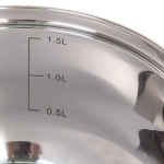 Набор посуды из нержавеющей стали EMMA 3 предмета (3 кастрюли 1,9л, 3,6л, 6,1л), DH12-3