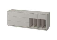 Тумба Tammi 5 ящиков 4 полки ширина 200 см (серо-бежевый)