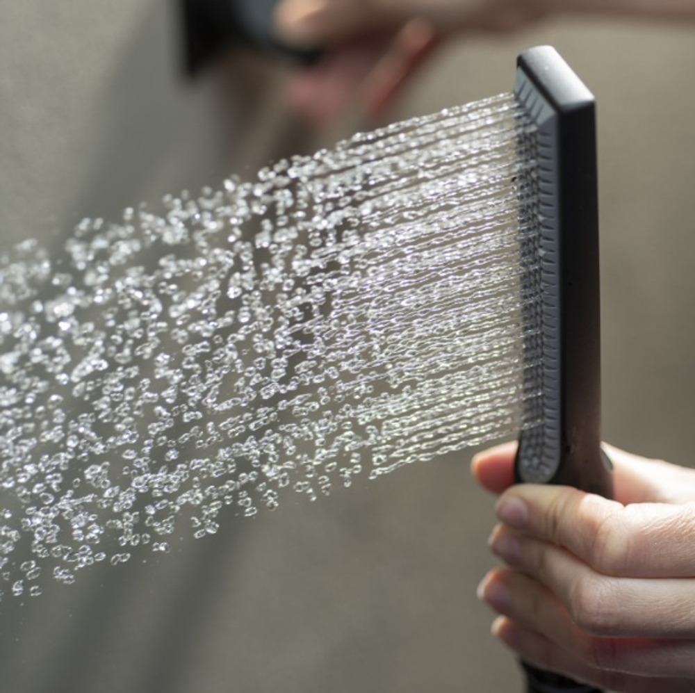 Bossini Apice лейка душевая Ø29 мм, 1 режим, с Easy-Clean, цвет чёрный матовый