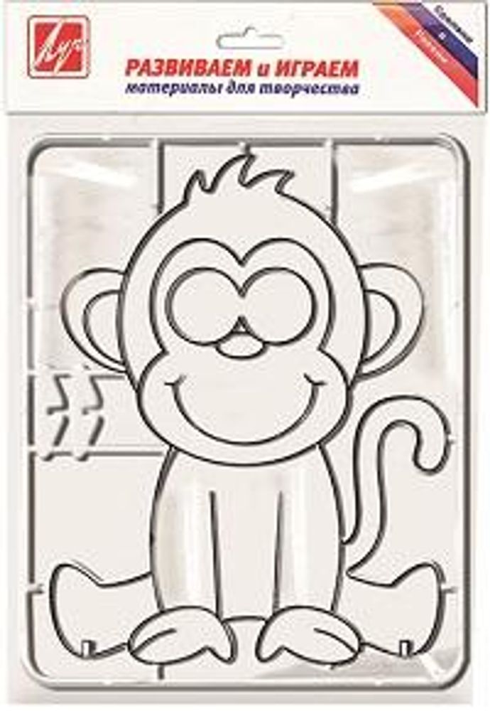 Трафарет для витража "Обезьяна" (Луч)