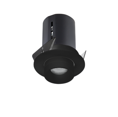 Светильник встраиваемый, 3Вт,  D55xH60мм,  160Лм,  24°,  3000К,  IP20,  Ra &gt;90,  черный