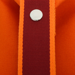 HERMES Bride a Brac Cotton Travel Bag, Storage Bag, Handbag, Toiletry Bag Small Women"s Flame Orange