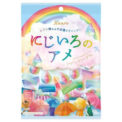 Леденцы цветные карандаши без сахара 65 г Kanro Rainbow Candy