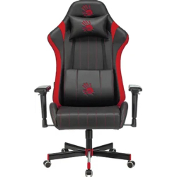 Кресло офисное Кресло игровое A4Tech Bloody GC-990 черный / красный эко.кожа крестов. металл (1534027)