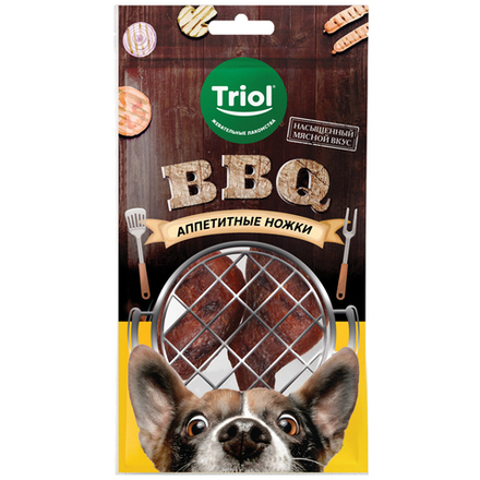 Лакомство для собак "Аппетитные ножки", 105г, серия BBQ, Triol