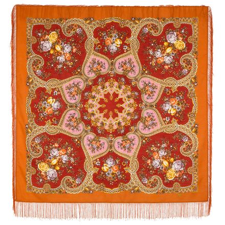 Платок Нежное сердце 1752-16