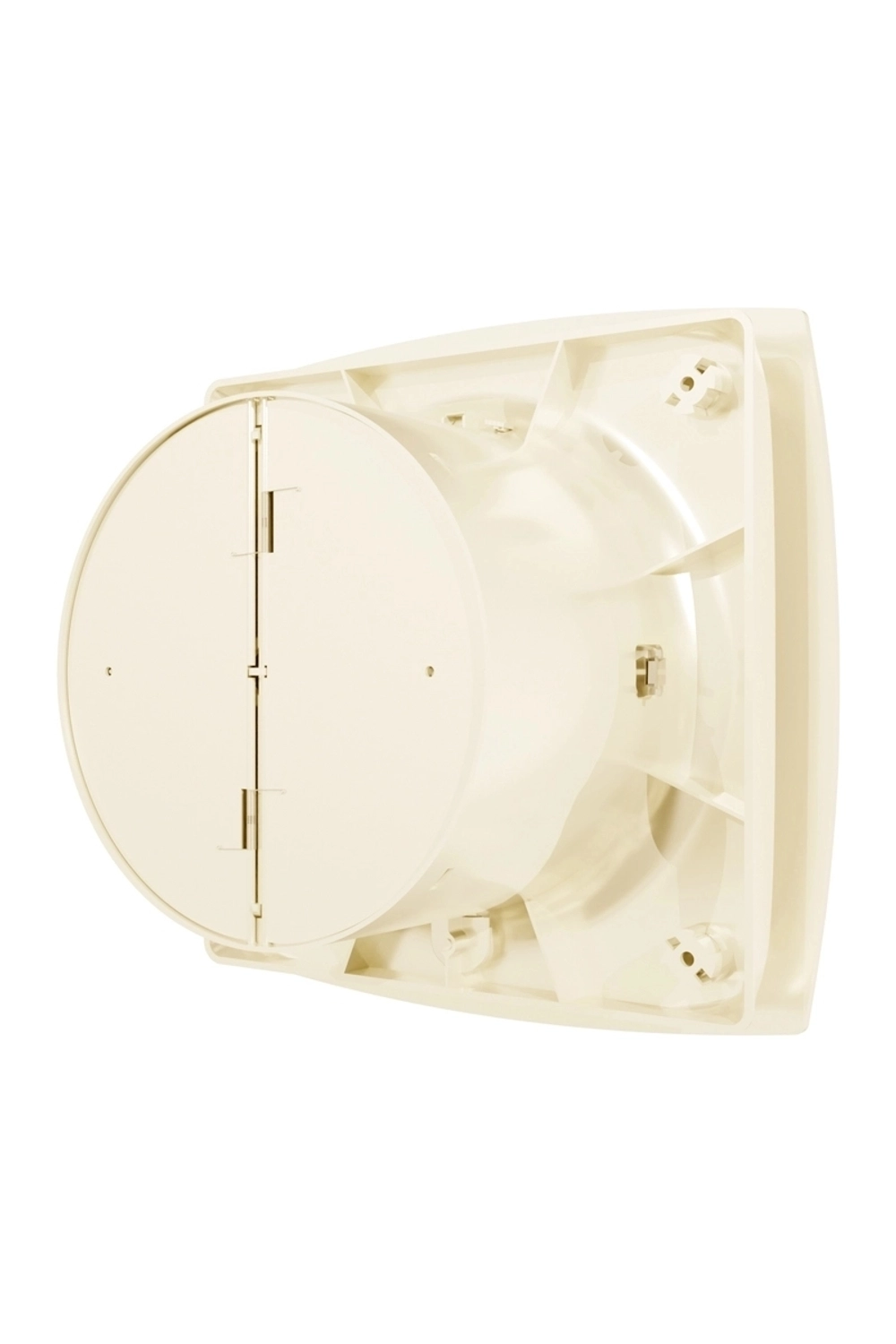 Вентилятор вытяжной D120С WAVE с обр. клапаном Ivory