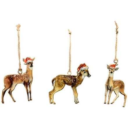 Декор подвесной "Бемби" в ассортименте 6x0,2x10см