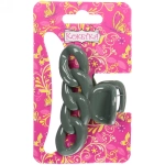 Заколка-краб для волос на блистере «Magic Gloss», кольца, микс 6 цветов, 6,5см