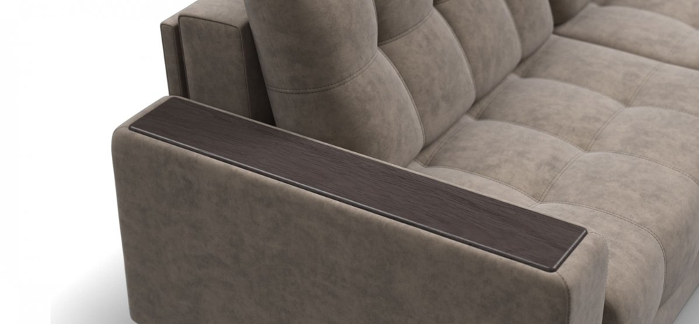 Диван Босс Гранд Велюр Роял тауп