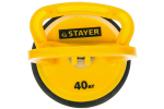 Одинарный пластмассовый стеклодомкрат STAYER MASTER MAXLift 40кг 33718-1