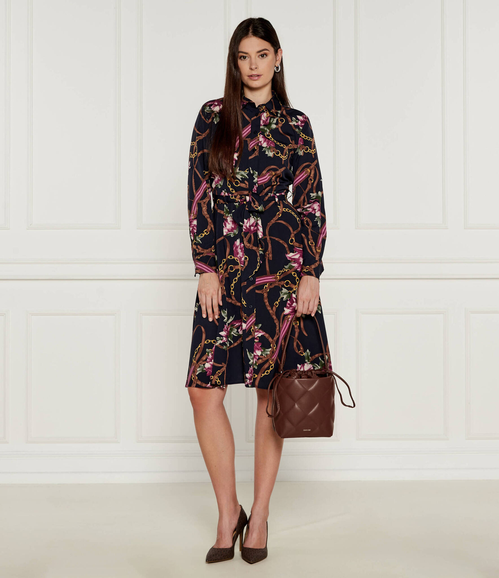 Сумка через плечо + поясная сумка DIAMOND QUILT Calvin Klein - коричневый(K60K612908)