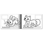 Книжка-раскраска А5, 4 л., HATBER с наклейками, Мои первые уроки, "Дикие животные", 4Р5н 05823, R133170