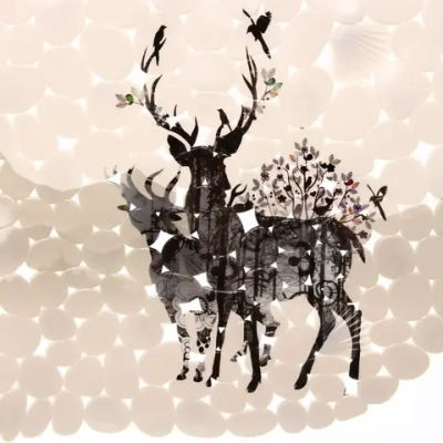 Коврик в ванну 69х35"Саванна»