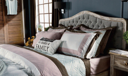 Постельное белье 2 спальное евро Casual Avenue Soho Frame светло-зеленое вид