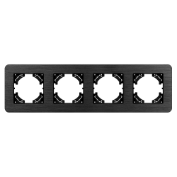 Рамка алюминиевая FRM-AKIRY-AL-4-BK (Arlight, -) 049732