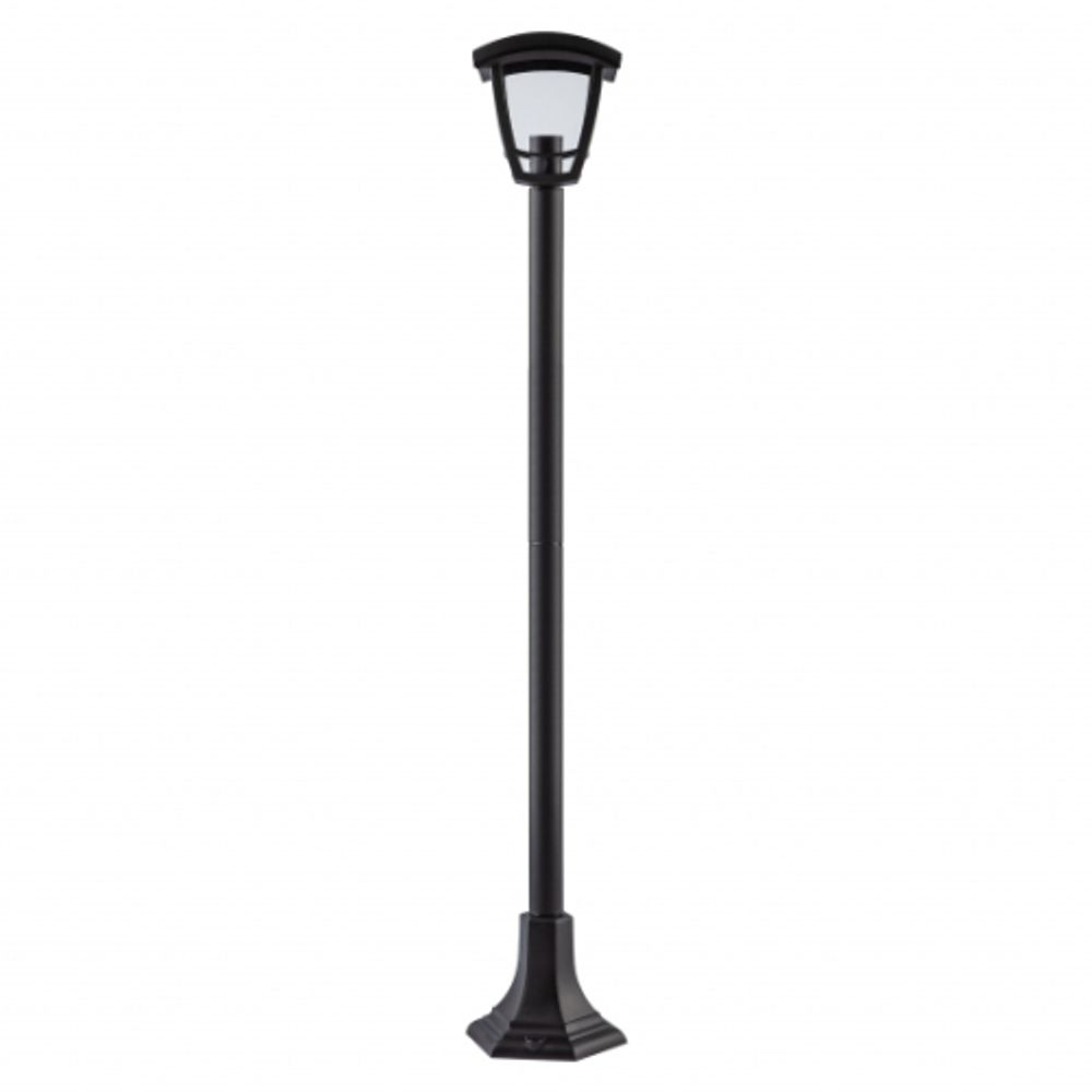 Садово-парковый светильник ЭРА «Валенсия 4» НТУ 07-40-002 черный 4-гранный напольный IP44 Е27 max 60Вт