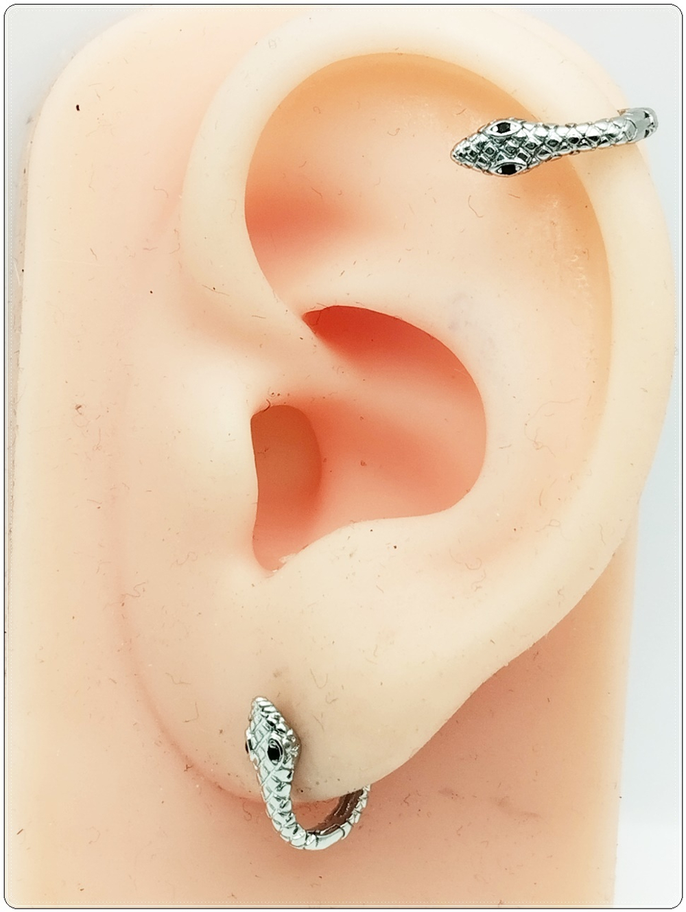Серьги кольца "Змейки".