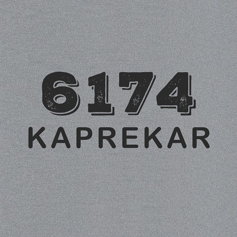 Принт PewPewCat 6174 Kaprekar на серой меланж футболке
