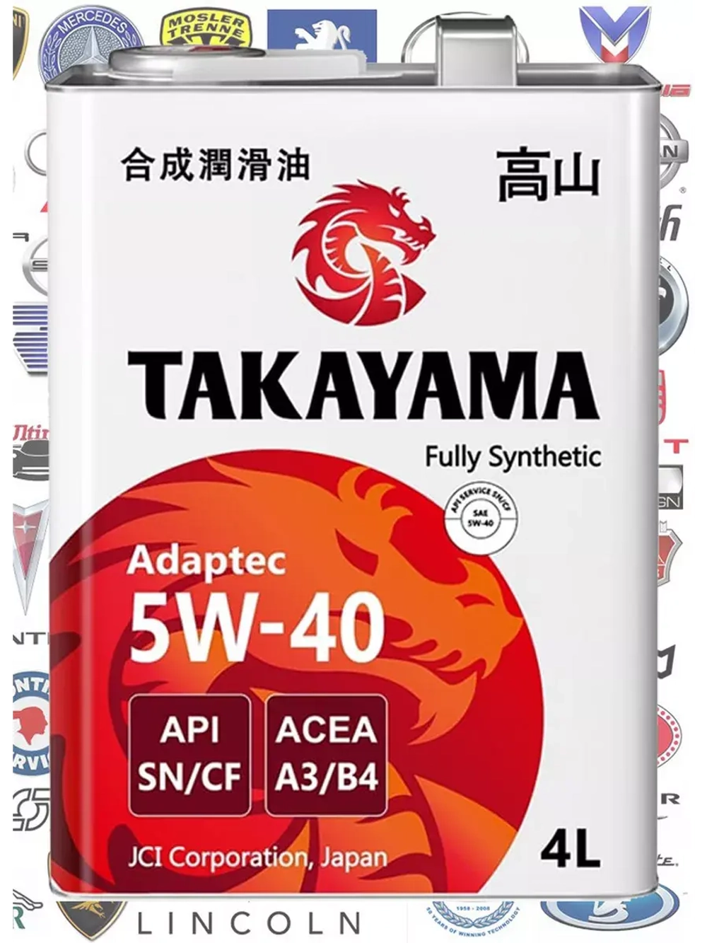 TAKAYAMA SAE 5W40 API SN/CF 4л.