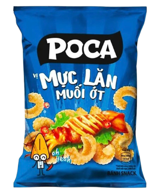 Чипсы Poca со вкусом кальмара с солью и чили