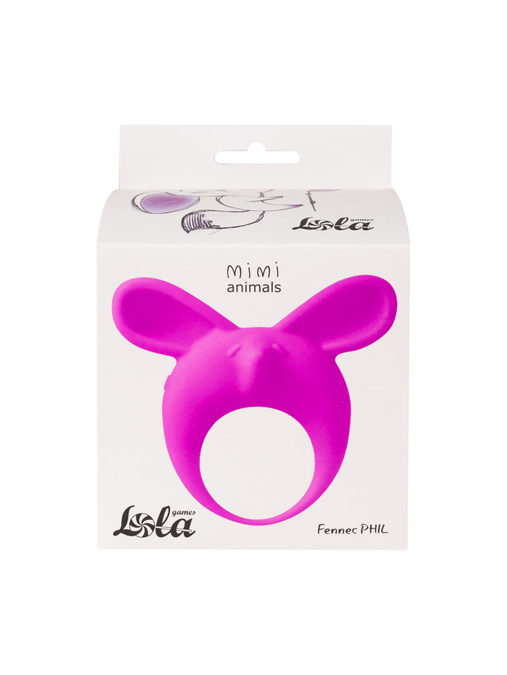 Стимулятор клитора Mimi Animals Fennec Phil Purple 7000-14lola