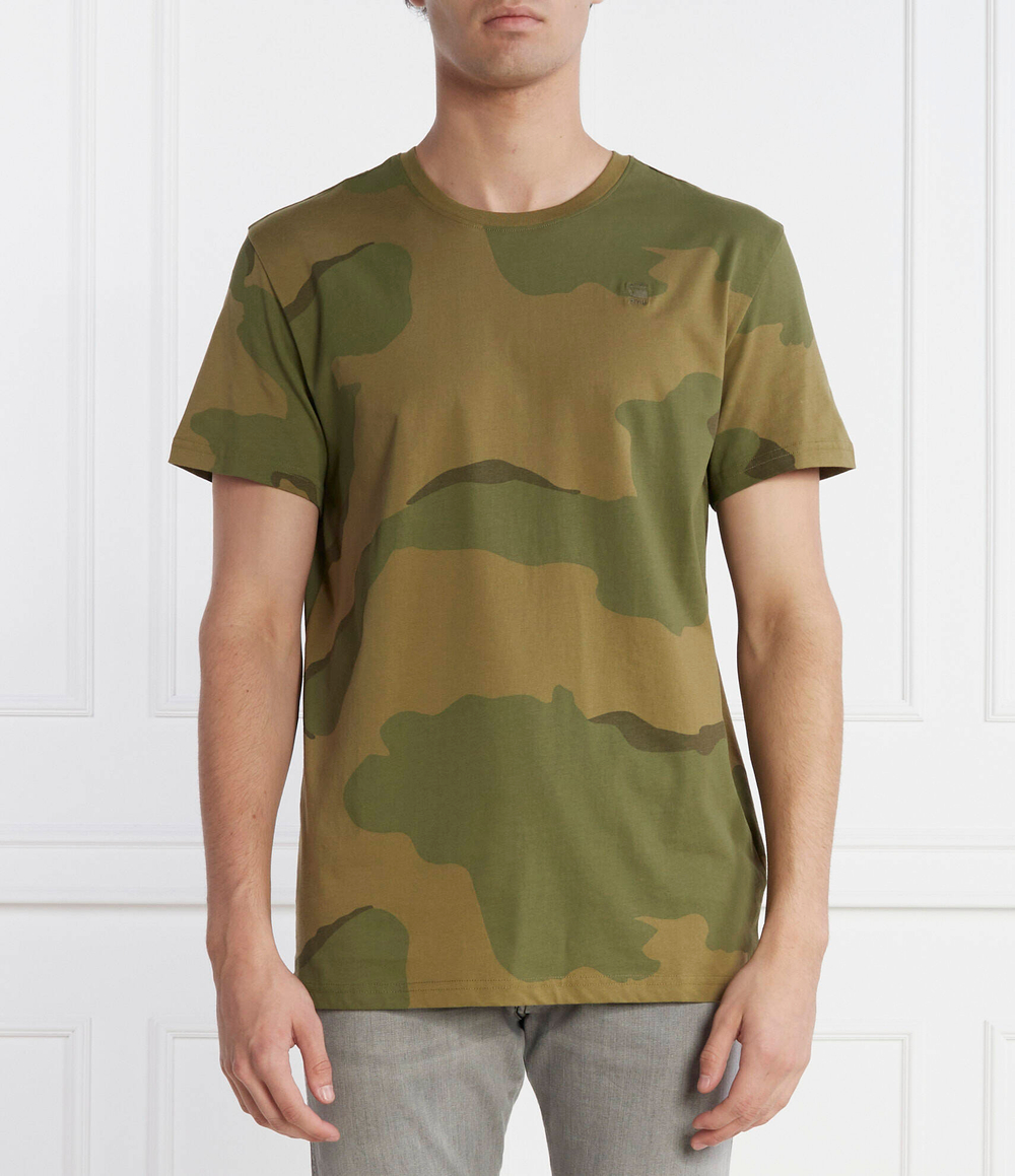 Футболка Desert camo rt G- Star Raw - хаки(D22805 C721)