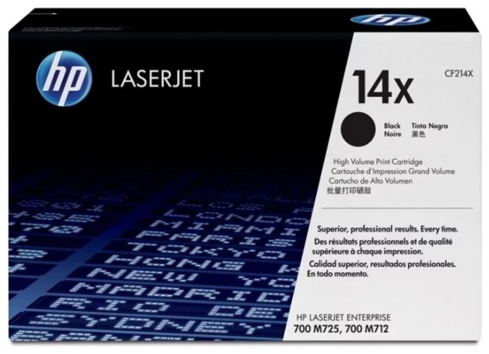 Картриджи HP CF214X черный