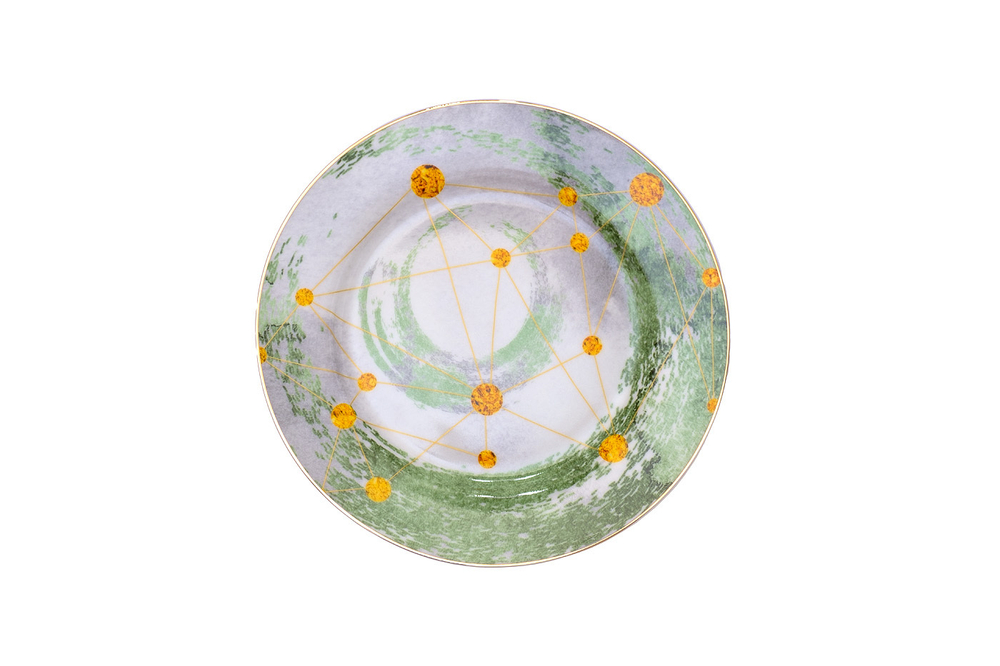 Тарелка десертная 19,5см Garda Decor Cometa