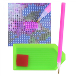 Алмазная мозаика Alingar, на подрамнике, с полным заполнением, (глянц..) дизайн рамка, 30х40 см, 20 цветов, "Озеро в горах"