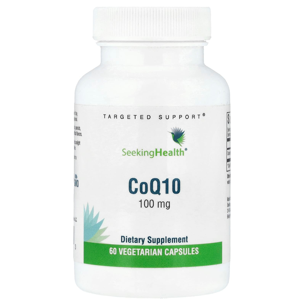 Seeking Health, CoQ10, 100 мг, 60 вегетарианских капсул