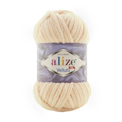 Пряжа Alize (Ализе) Velluto / уп.5 мот. по 100 г, 68м, 310 медовый A