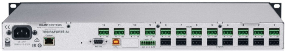 Аудиопроцессор BIAMP TesiraFORTE AI
