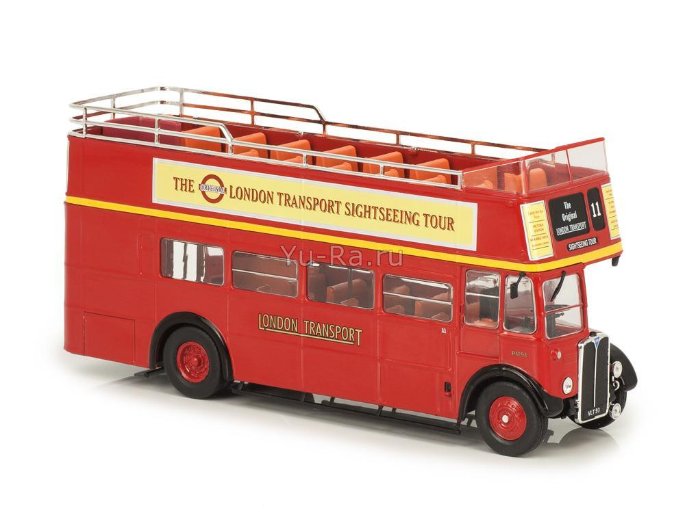 AEC Regent RT RHD 1950 Автобус Лондон red IXO 1:43