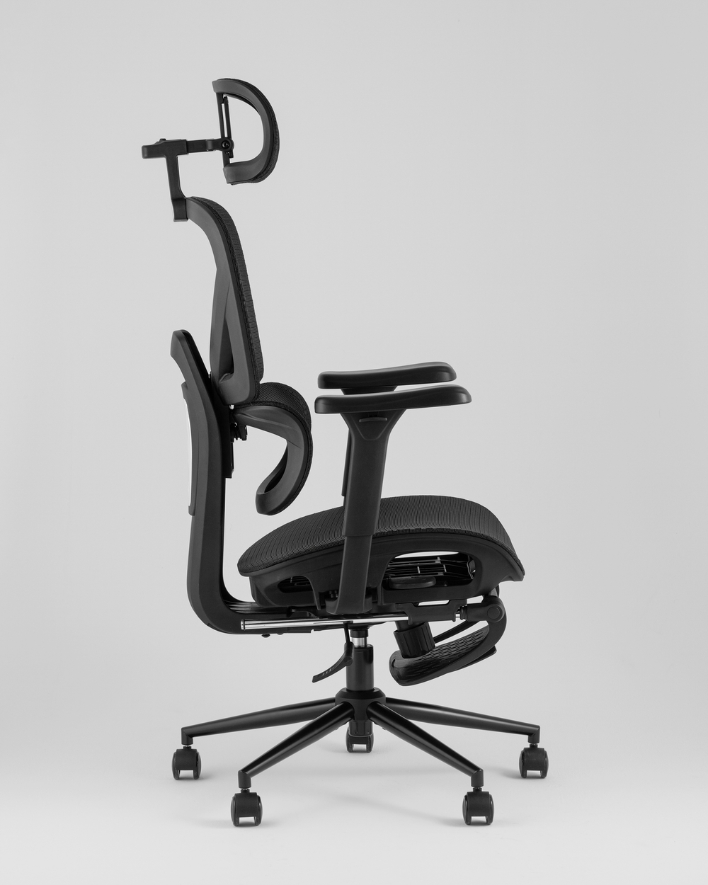 Кресло офисное TopChairs Vertus черная сетка