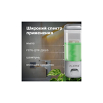 Диспенсер д/жидкого мыла ЛАЙМА 500 мл. наливной, ABS пластик, хром 601793