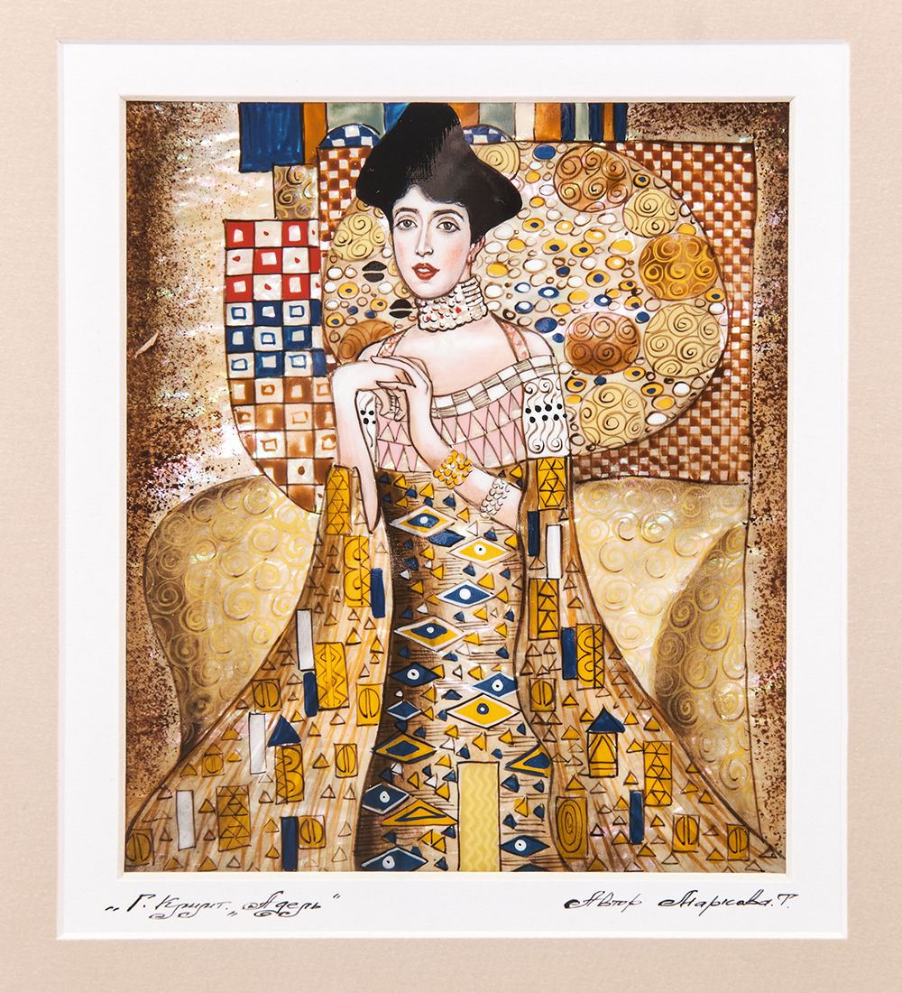 Народные промыслы ШК-55/244-02 Панно «Адель» Густав Климт»